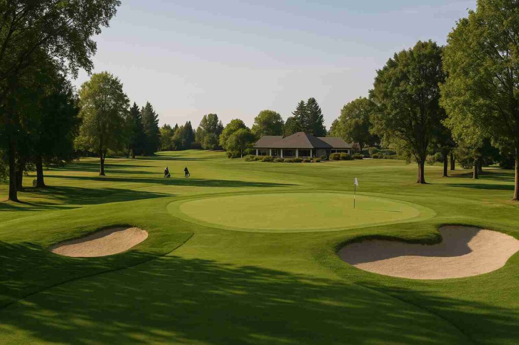 golf course in summer with local experiences | GPS: 49.115998, -123.006952