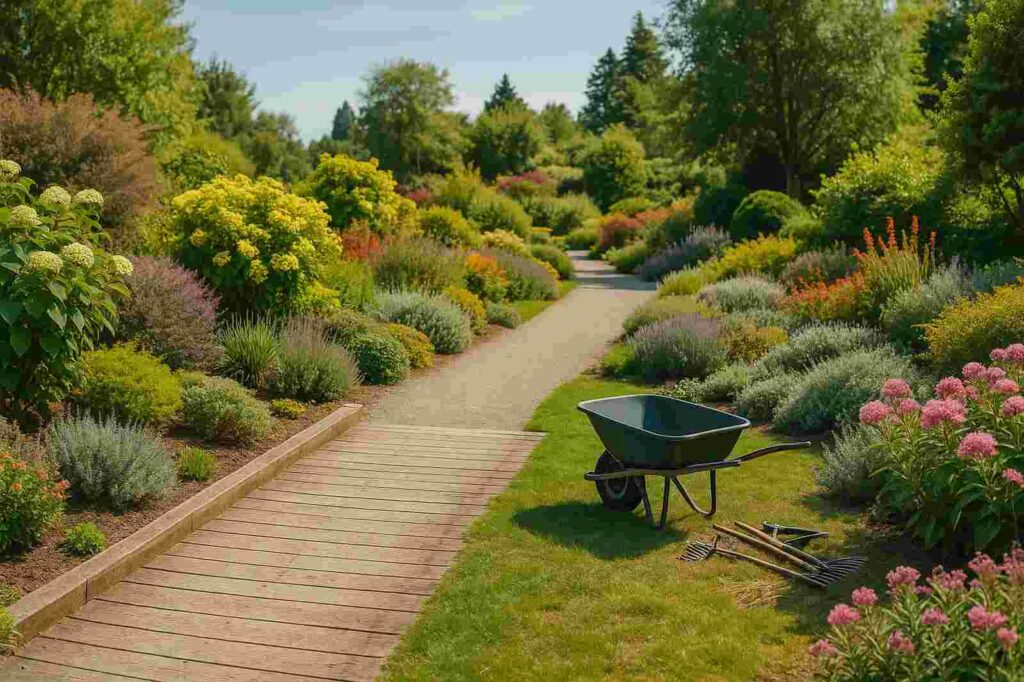 beautiful garden path with wheelbarrow local business directory Parks In New Westminster for family outings beautiful garden path with wheelbarrow local business directory | GPS: 49.111286, -123.014147