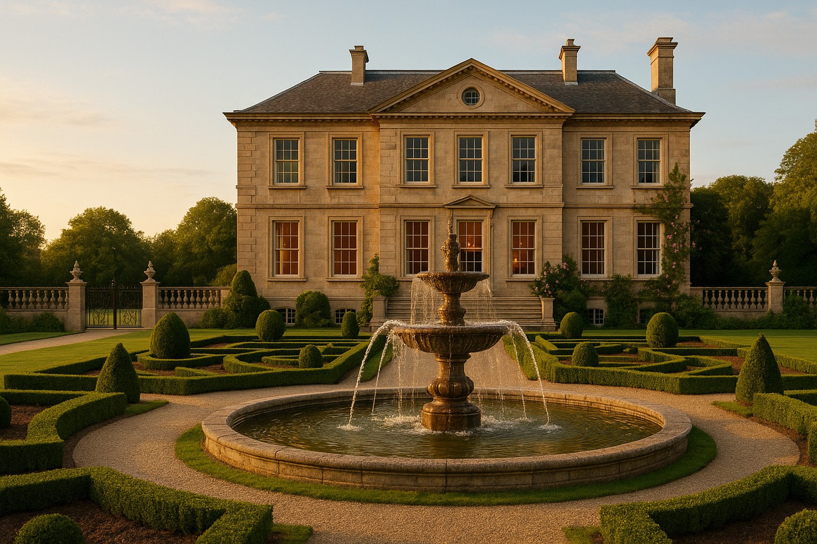 local elegant house with garden and fountain | GPS: 49.132845, -123.016562