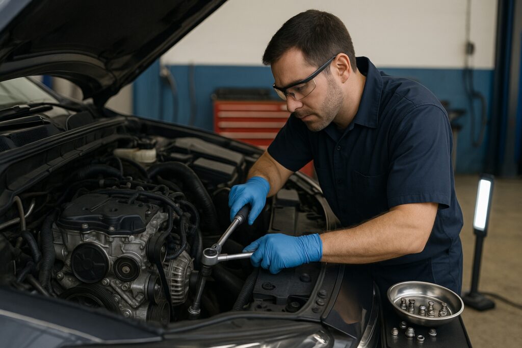 mechanic repairing engine with tools New Westminster | GPS: 49.147017, -122.980475 mechanic repairing engine with tools New Westminster | GPS: 49.147017, -122.980475