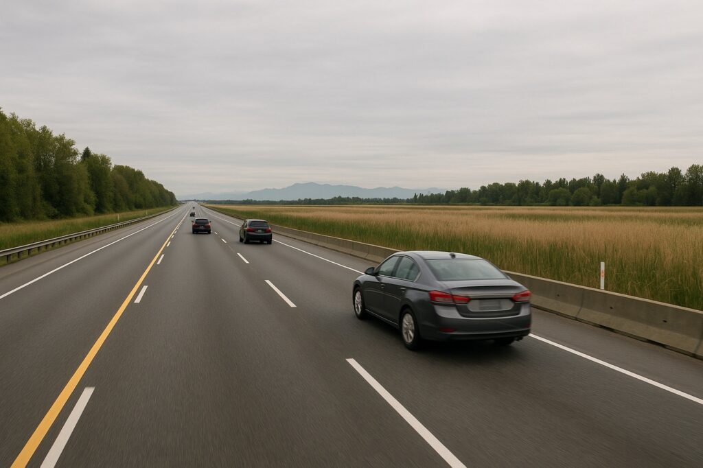 road trip local cars and fields at sunset | GPS: 49.114636, -123.029922 road trip local cars and fields at sunset | GPS: 49.114636, -123.029922
