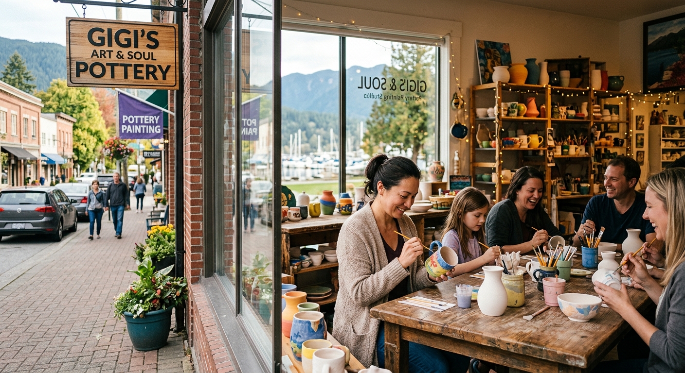 Port Moody BC — Port Moody BC Art Spots and Pottery Painting