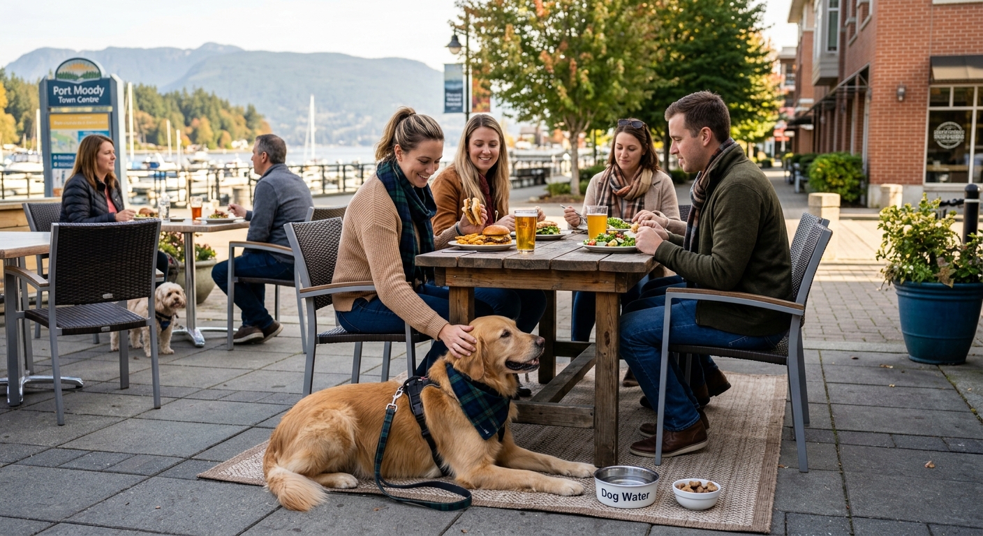 Port Moody BC — Where to Eat With Your Dog in Port Moody BC