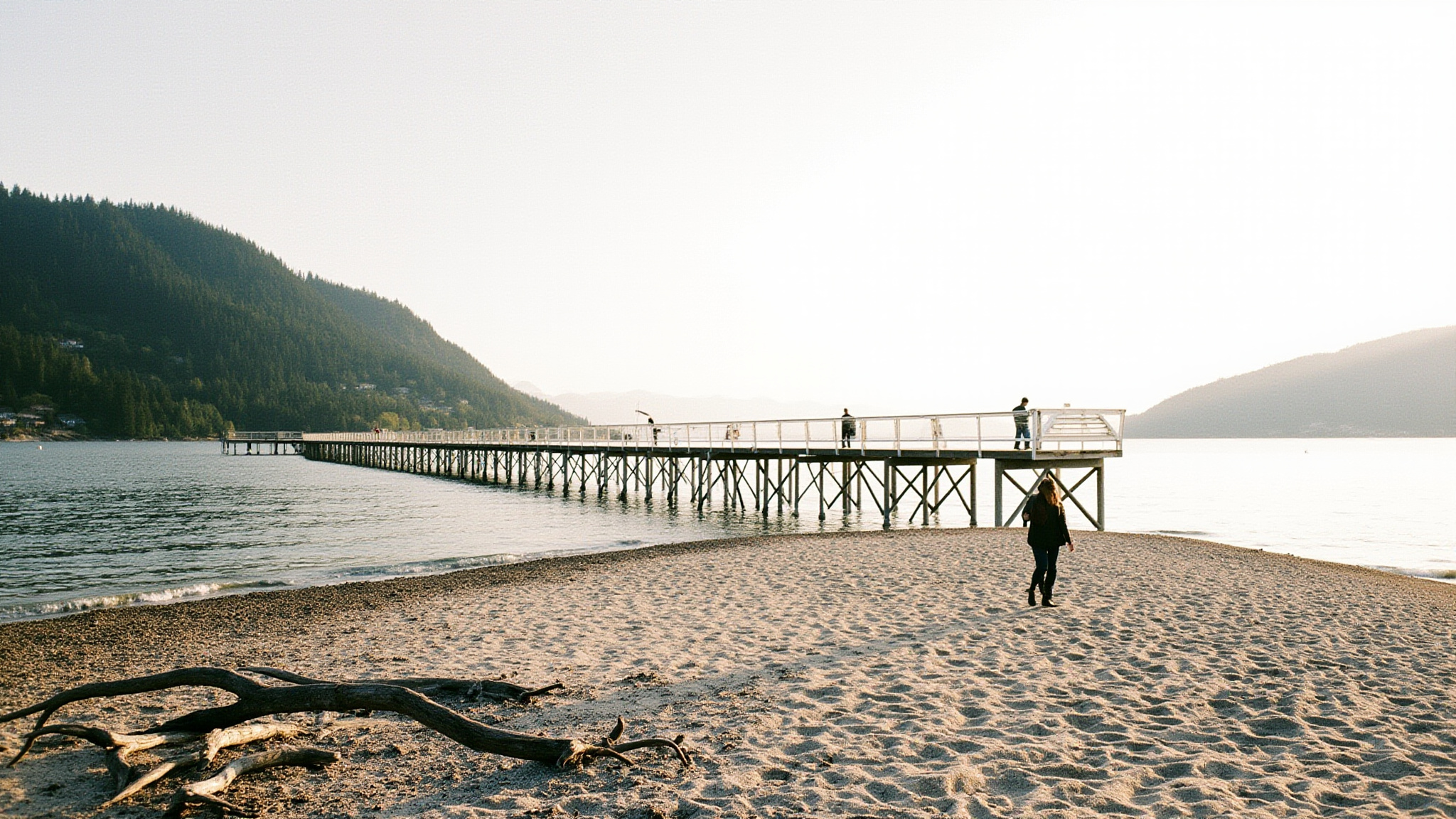 Rocky Point Park waterfront with Burrard Inlet and Port Moody views