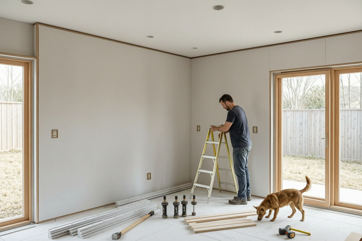 drywall installation local home renovation project